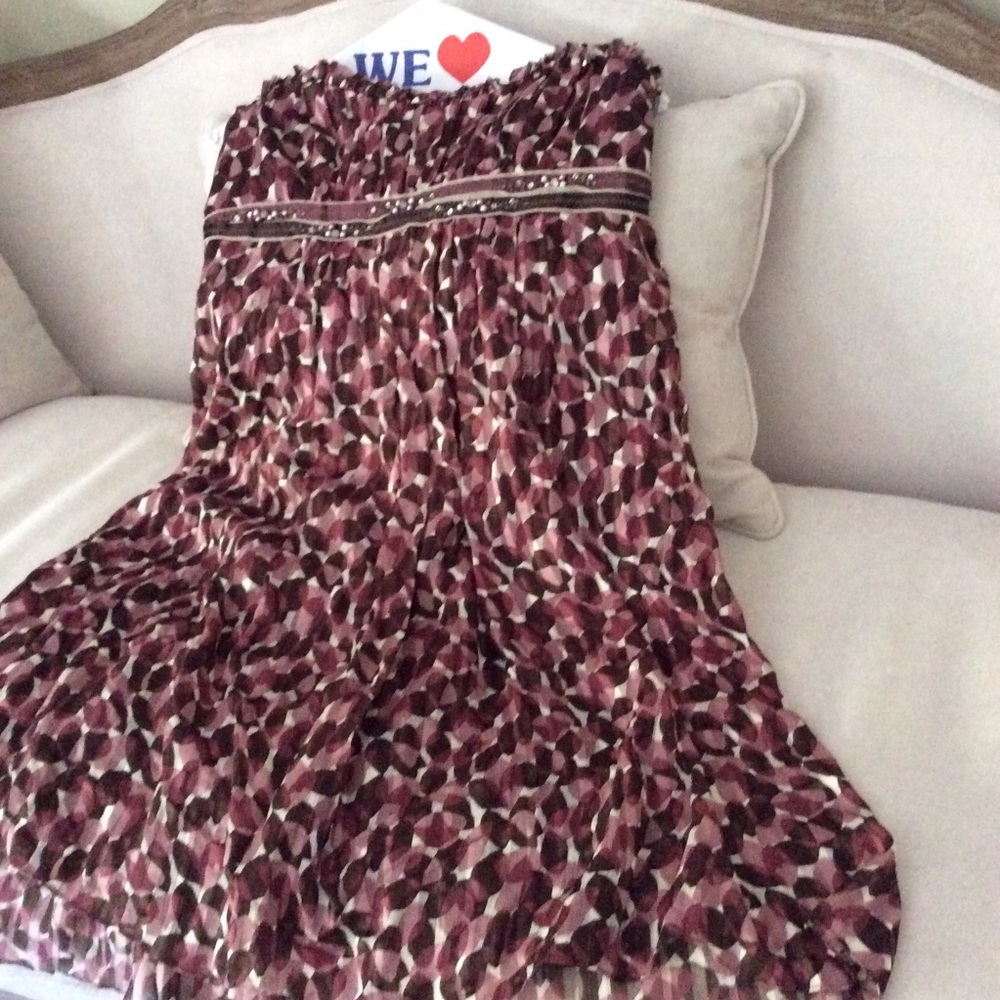 Strapless dress